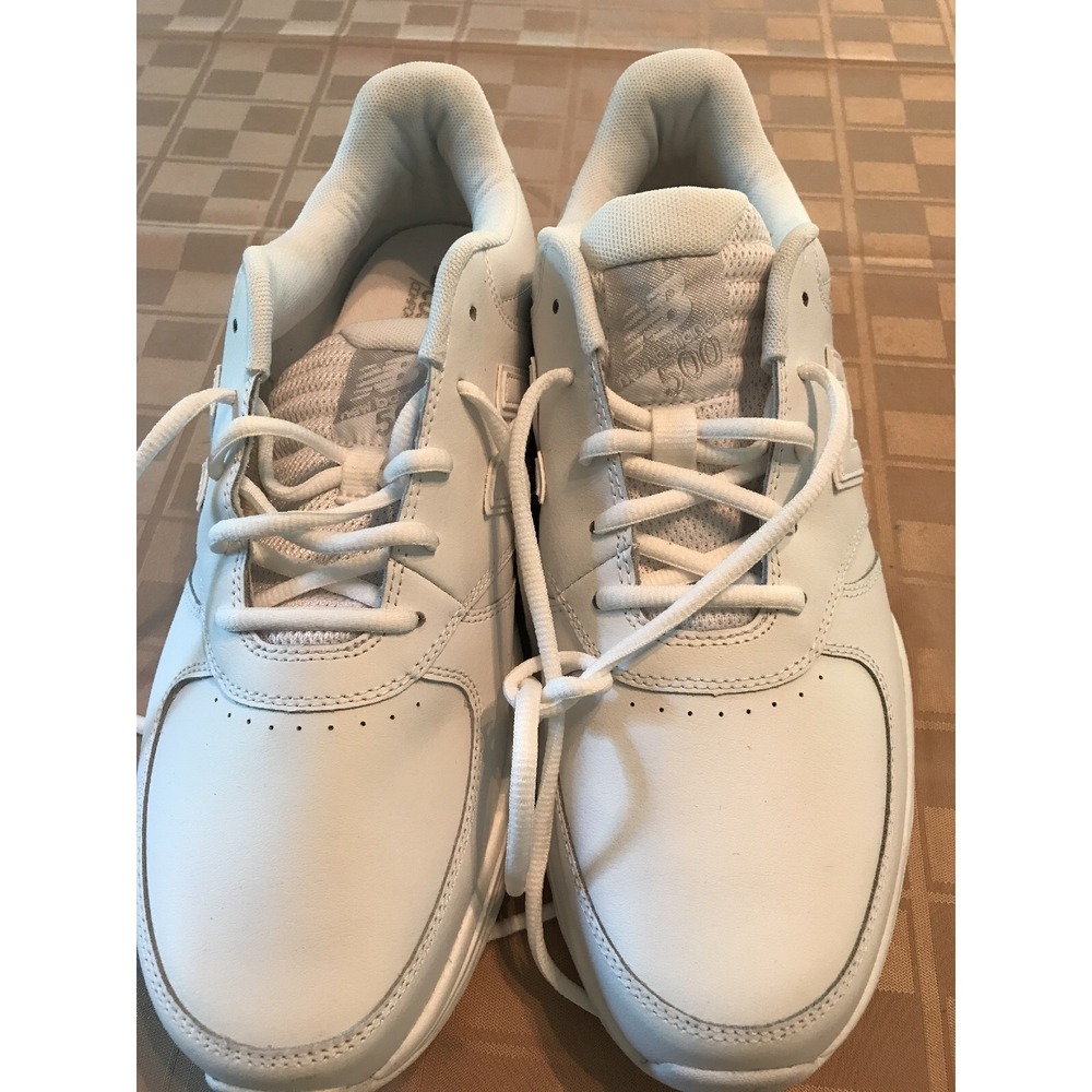 SAMPLE New Balance Men'S 500 Leather/Cross-Trainer-Shoes white MA500AW1 size 9.5